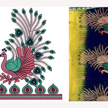 Border Embroidery Design 20851