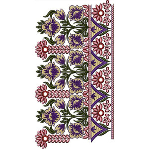 Traditional Border Embroidery Designs 21277