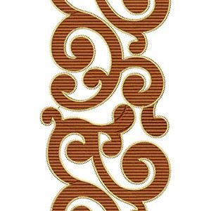 Vietnam Saree Border Embroidery Design 21458