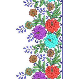 Colorful Sequins Fom Sticker Rubber Lace design