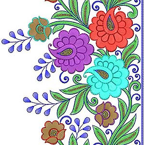 Colorful Sequins Fom Sticker Rubber Lace design