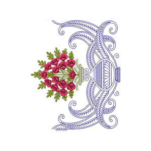 Big Border Embroidery Design  22372