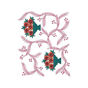 Big Border Embroidery Design 22378