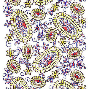 Kashmiri Border Embroidery Embroidery Design 22573