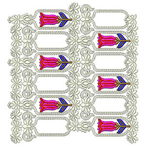 Vintage Ecclesiastical Border Design 22907