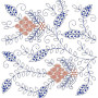 Beautiful Border Line Embroidery Design 23102