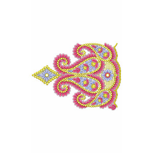 Indian Saree Border Embroidery Design 23164