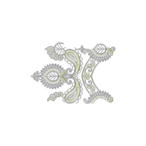 New Chain Stitch Border Design 23298