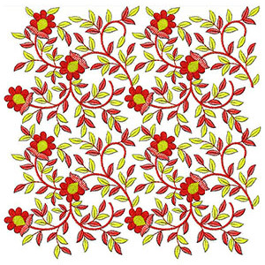 Graceful Big Border Design In Embroidery 23659