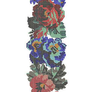 Plentiful Big Border Embroidery Design 24146
