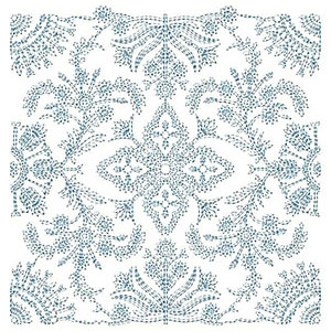 Perplexing Chain Stitch Big Border Design 24164