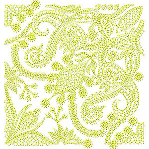 Wonderful Chain Stitch Big Border Design 24165