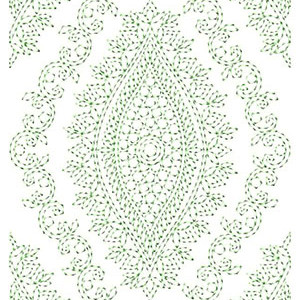 Charming Chain Stitch Big Border Embroidery Design 24166