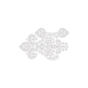 Pleasing Chain Stitch Big Border Embroidery Design 24167