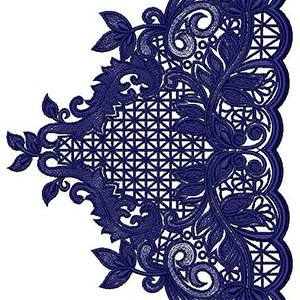 Free Standing Big Border Design In Embroidery 24572