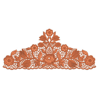 Free Standing Big Border Design In Embroidery 24574
