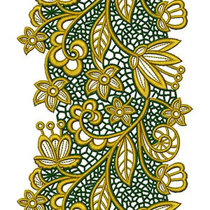 Free Standing Big Border Design In Embroidery 24579