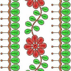 Lace Dress Design for Printed Fabric