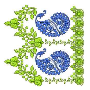 Unique Big Border Embroidery Designs 25753