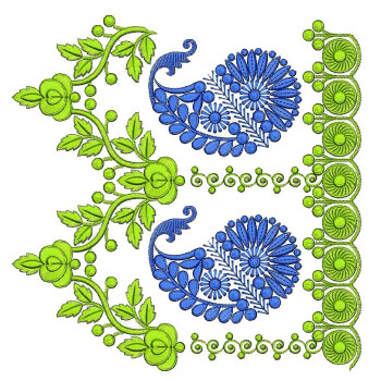 Unique Big Border Embroidery Designs 25753