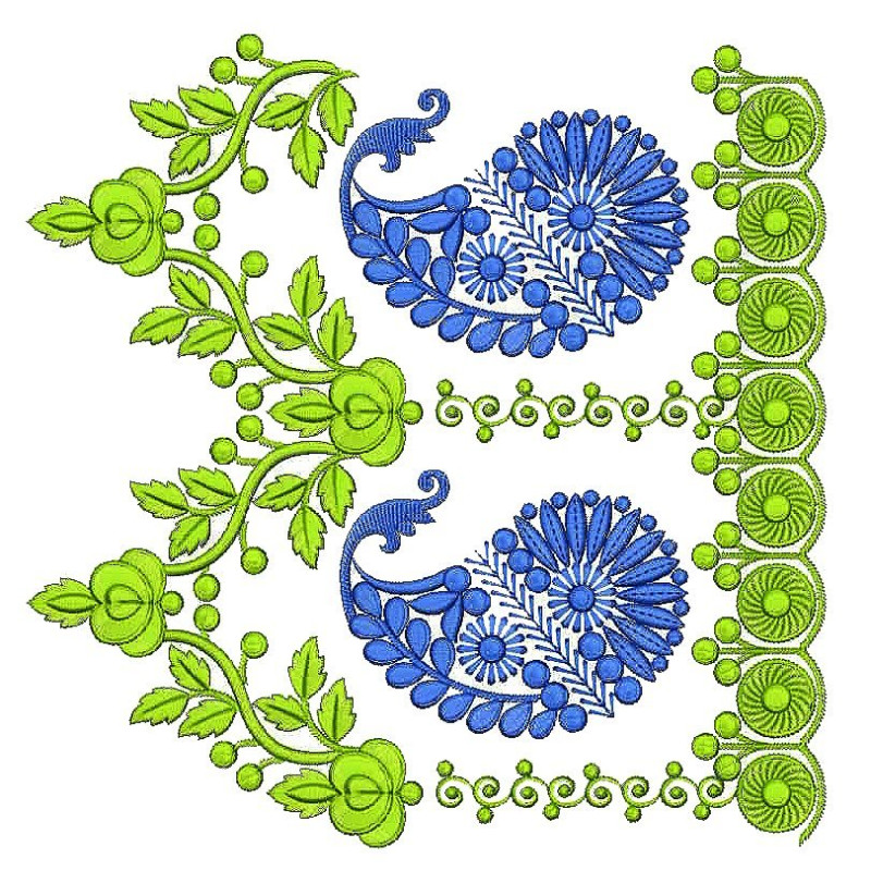 Unique Big Border Embroidery Designs 25753
