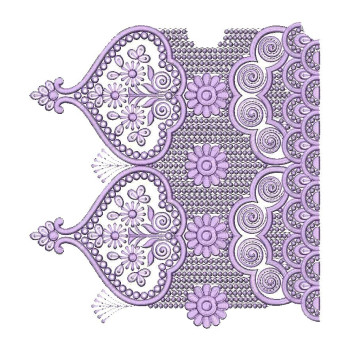 Traditional Big Border Embroidery Designs 25754