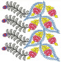 Bunch Of Flower Big Border Embroidery Designs 25755