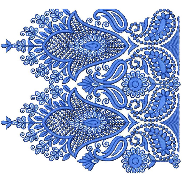 Attractive Big Border Embroidery Designs 25756