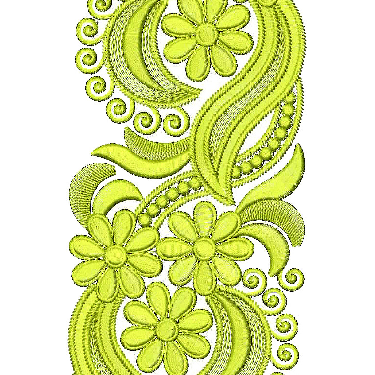 Lace Border Embroidery Designs 25796