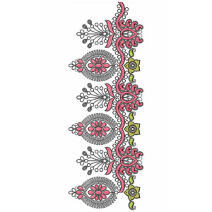 Border Embroidery Design 30213