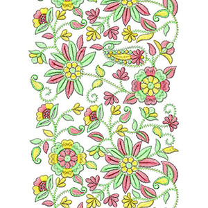Border Embroidery Design 30395