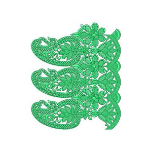 Fashion Saria Embroidery Design