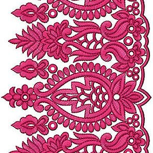 Allover Crochet Embroidery Design