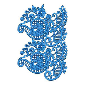 Cotton Crochet Embroidery Design