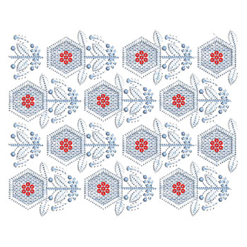 3mm Sequins Embroidery Border