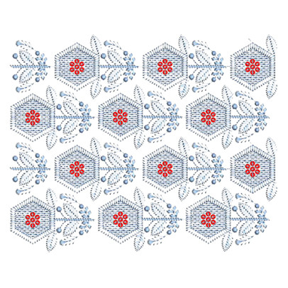 3mm Sequins Embroidery Border