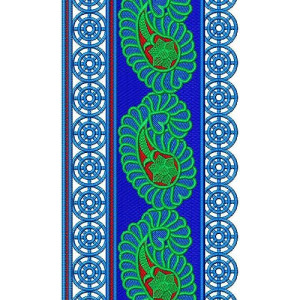 Asian Clothing Crochet Lace Embroidery Design