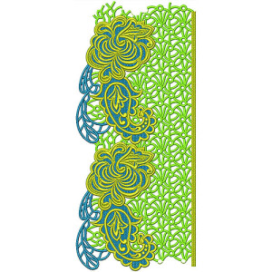 Dishy Vintage Lace Embroidery Design