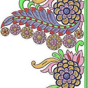 Simple Border Embroidery Designs 667