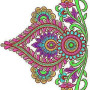 King Style Clothing Designer Border Embroidery Design