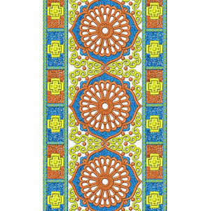 Treditonal Embroidery Design 6879