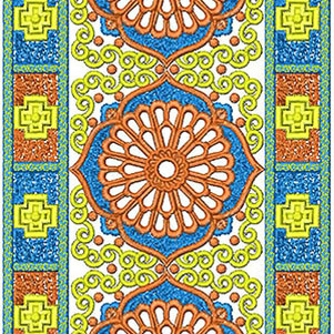 Treditonal Embroidery Design 6879