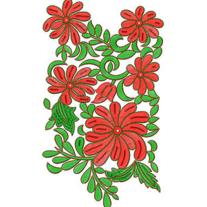 simple Embroidery Border 6941