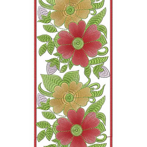Classy Embroidery Border Design 7013