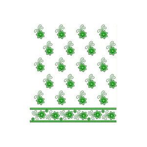 Flower Border Embroidery Designs 7171