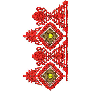 9142 Lace Embroidery Design