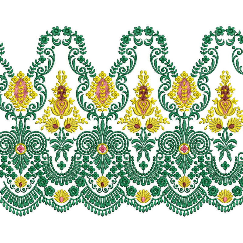 Arabic Embroidery Border