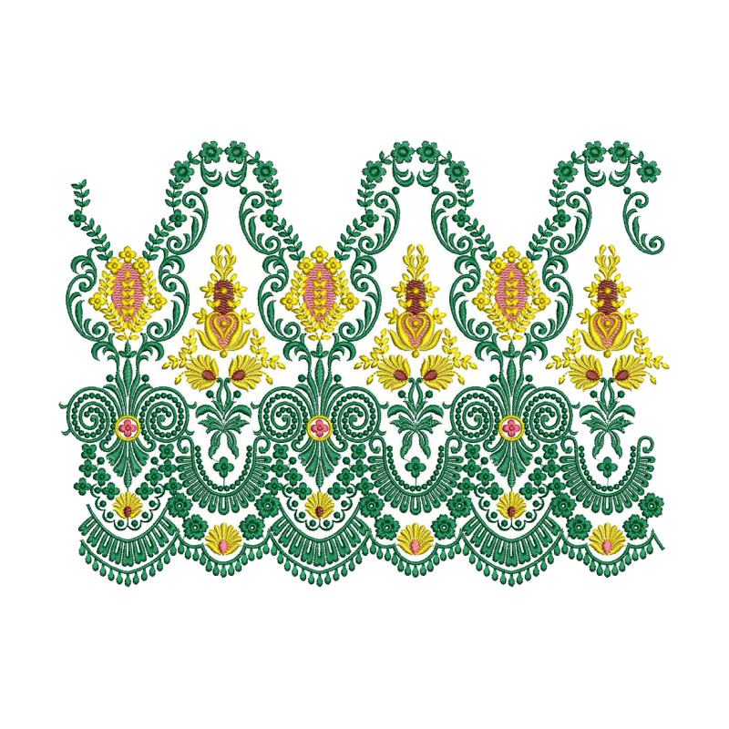 Arabic Embroidery Border