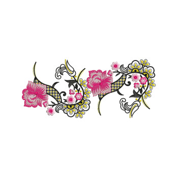 Border Embroidery For Skirt