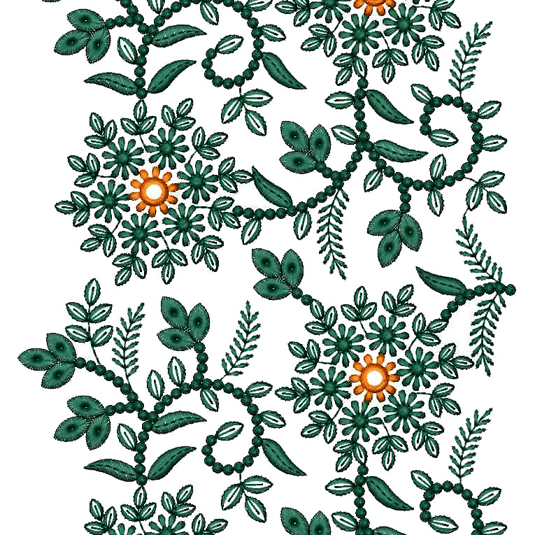 Border Machine Embroidery Design 26190